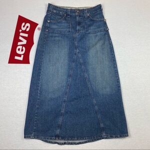 Levi's Blue Denim Skirt